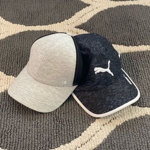 Champion and Puma hats (2for price of 1)